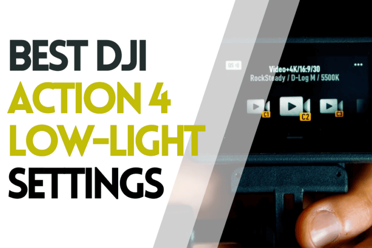 DJI Action 4: My exact low-light settings (crazy stabilized)