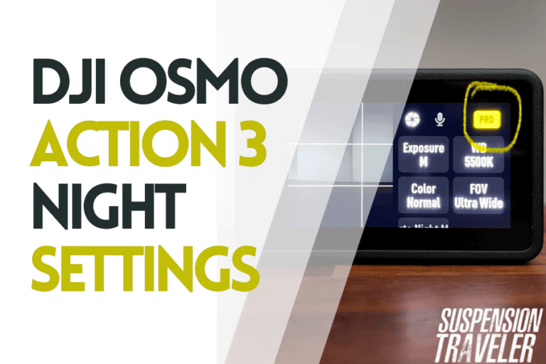 My DJI Osmo Action 3 Night Settings (Stabilized MTB POV)