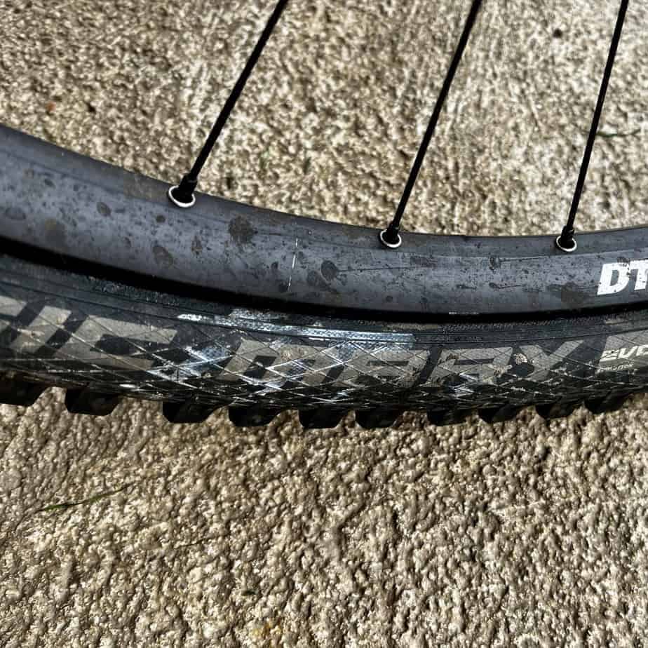 burped tire leaking tubeless sealant