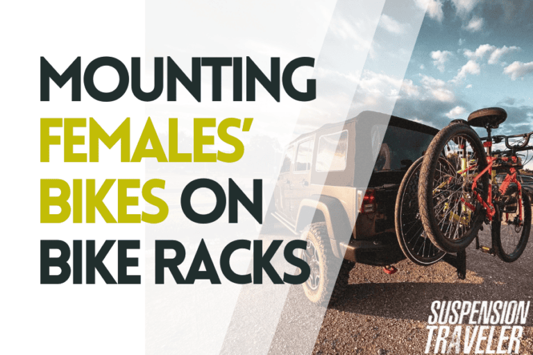 6 Ways to mount women’s bikes on bike racks easily